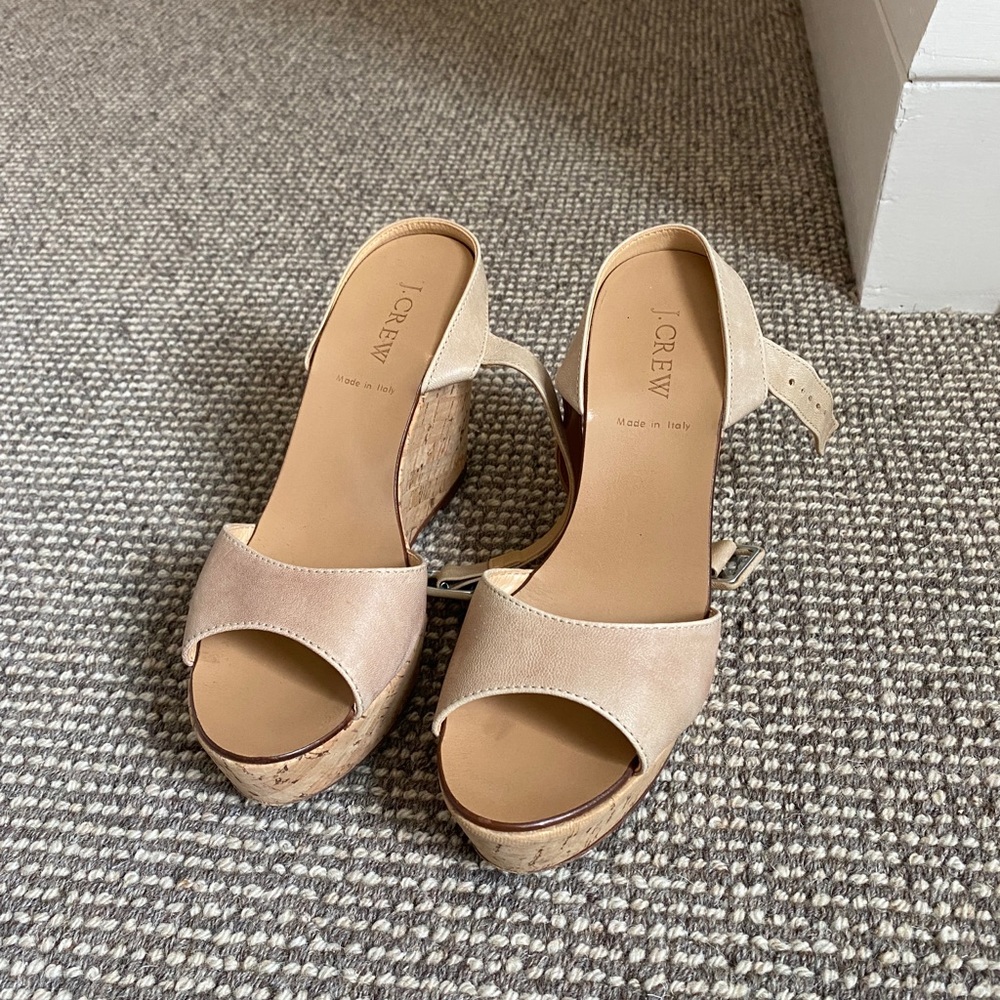 J.crew wedges size 6.5